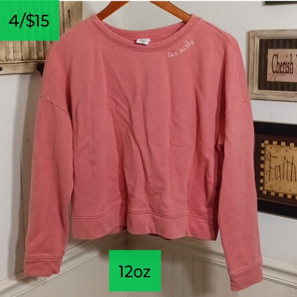 Jasmine & Ginger Tops - Jasmine + ginger cropped sweatshirt